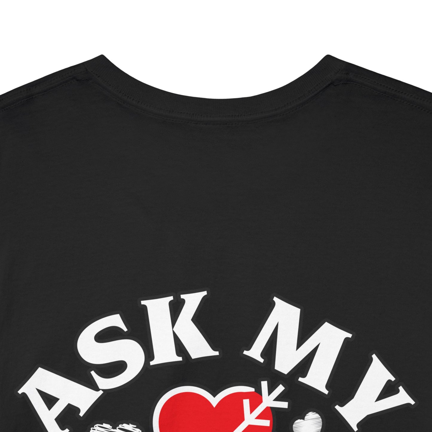 Ask My Girlfriend First T-Shirt — Funny Relationship Tee with Heart Graphic