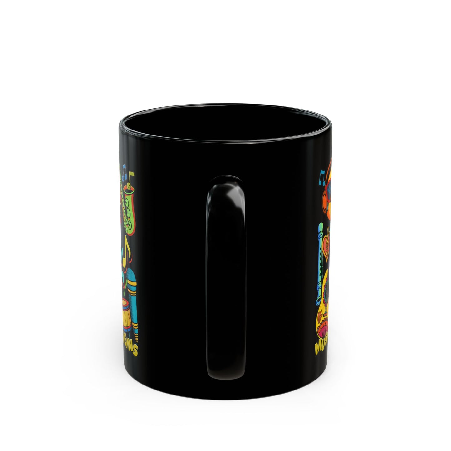 🎶☕ Music Runs In My Veins Mug 🎧✨– Colorful Music Lover Coffee Cup (11oz/15oz)