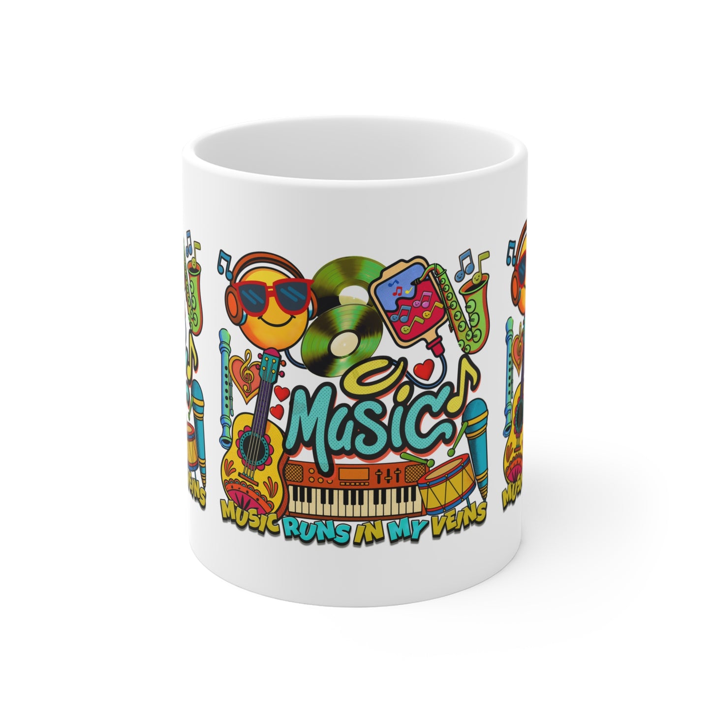 🎶☕ Music Runs In My Veins Mug 🎧✨