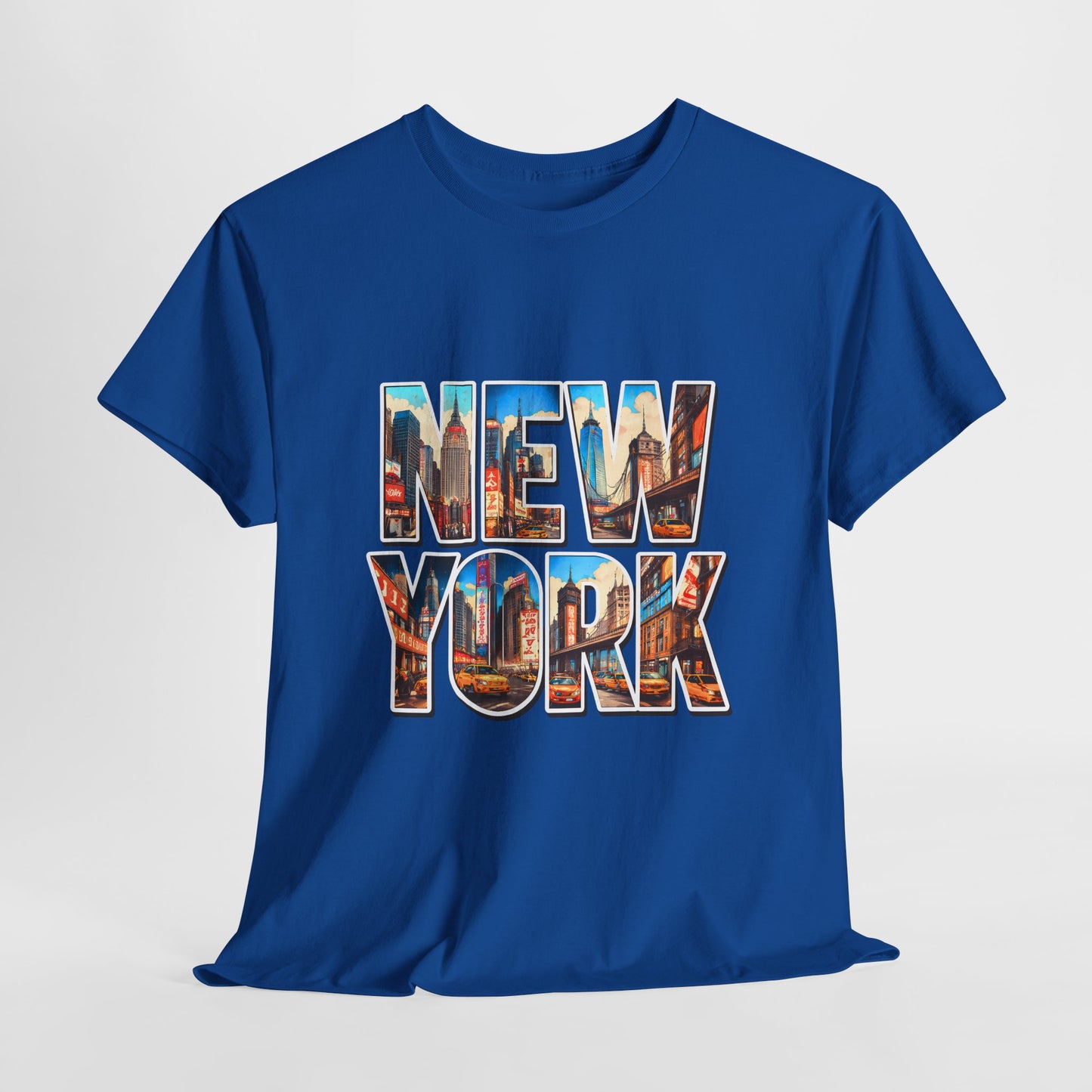 🗽 New York Photo-Block Skyline Tee – Bold NYC City Pride Shirt 🌆