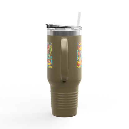 🎶🔥 Music Runs In My Veins 40oz Travel Mug 🚗☕