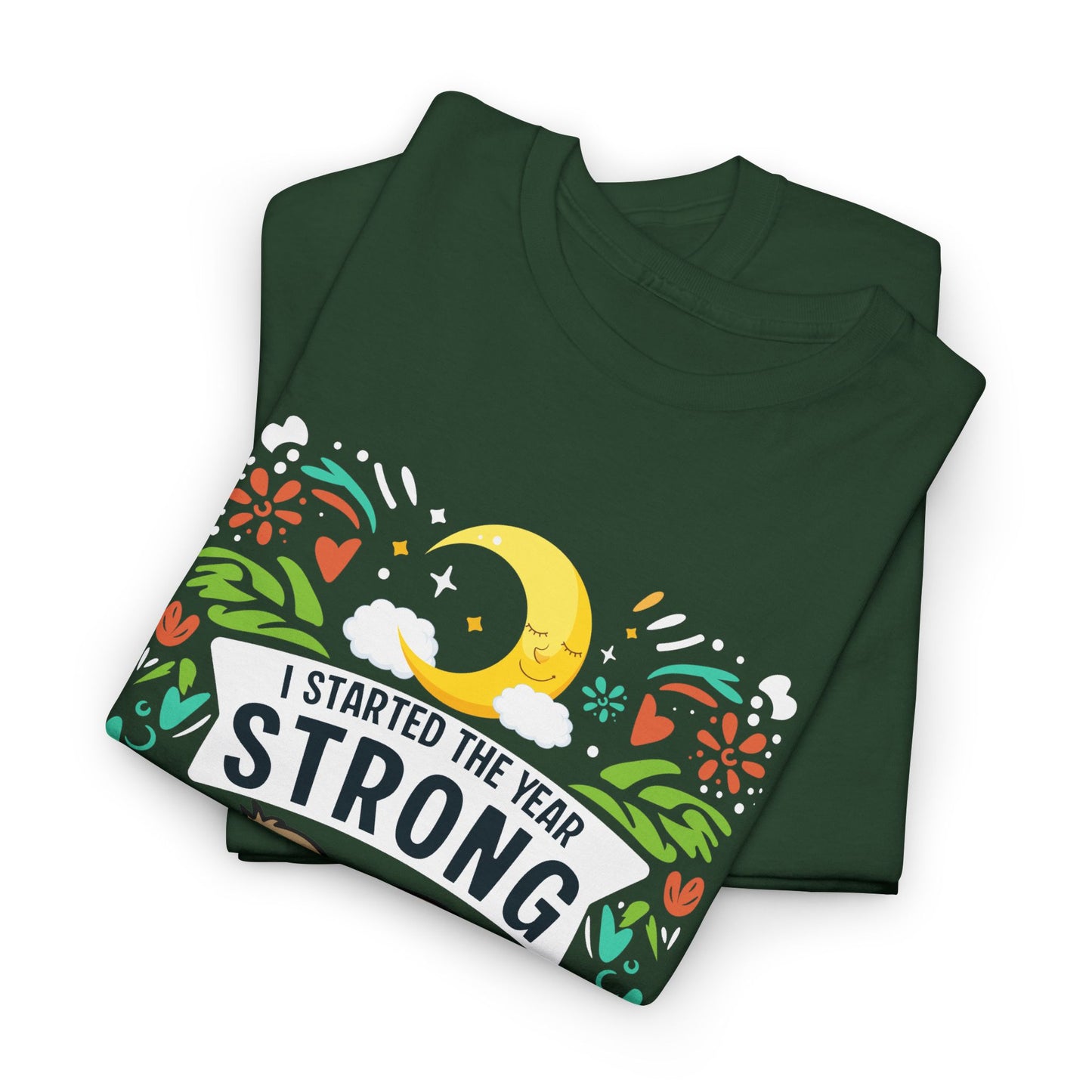 Sloth Nap T‑Shirt — "I Started the Year Strong Then I Took a Nap" Cute Lazy Animal Tee