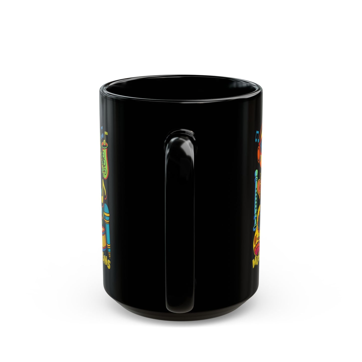 🎶☕ Music Runs In My Veins Mug 🎧✨– Colorful Music Lover Coffee Cup (11oz/15oz)