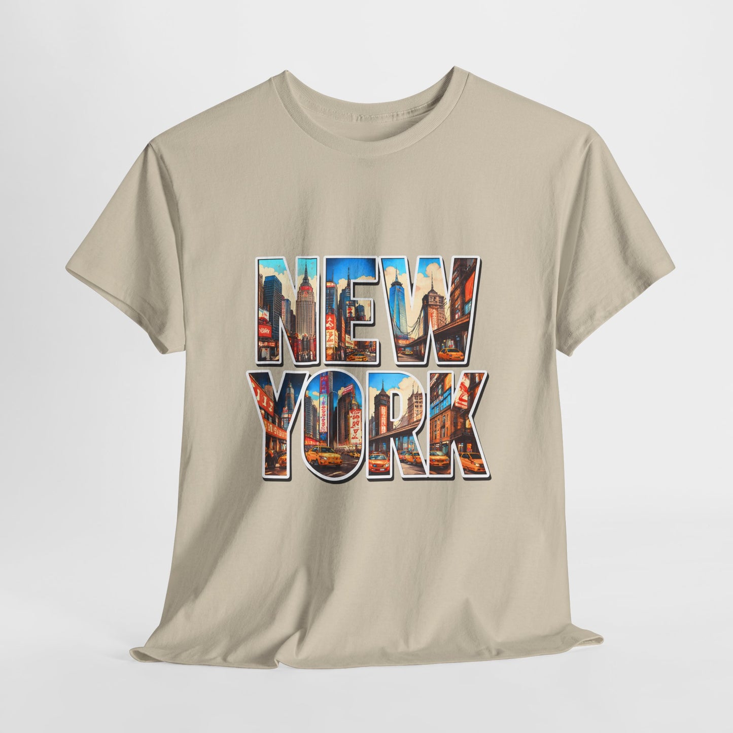 🗽 New York Photo-Block Skyline Tee – Bold NYC City Pride Shirt 🌆